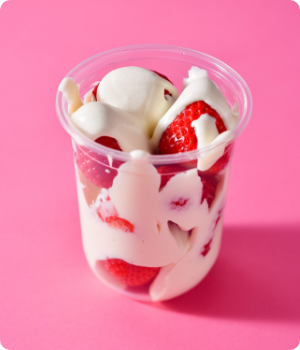 美水いちごパフェ
