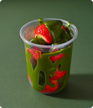 美水いちご抹茶
