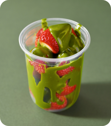 美水いちご抹茶 