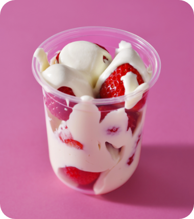 美水いちごとホワイトチョコ